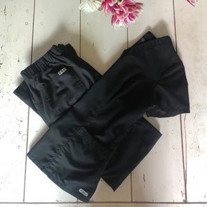 Greys Anatomy Scrub Set in Black Small